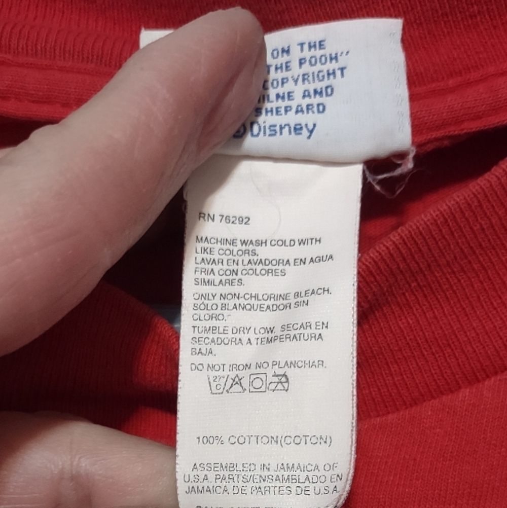 Red Men's Shirt with Cartoon Print - Picture 5 of 6